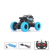 Машинка на радіокеруванні всюдихід з блакитними колесами (0186-60/1)