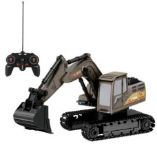 Екскаватор на радіокеруванні з рухомим ковшем зелений (163-E8216AGR)