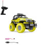 Машинка на радіокеруванні 4х4 зі світловими ефектами 1:18 жовта (6085YL)