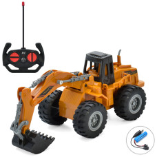 Іграшковий екскаватор на радіокеруванні з рухомими деталями 23 см (26968-5A-A-EC)