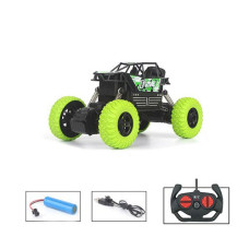 Машинка на радіокеруванні всюдихід із салатовими колесами (0186-60/2)