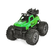 Машина Джип-трюкач на великих колесах з димовими і світловими ефектами зелена (KM550-5GR)