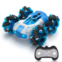 Машинка на радіокеруванні Drift Stunt car з пультом керування світлові ефекти синя (HG4-37BL)