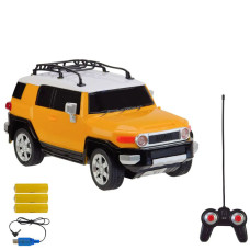 Машина акумуляторна TOYOTA FJ CRUISER 1:24 жовта (27055YT)