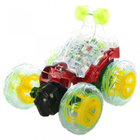 Машина на радіокеруванні трюкова із світловими ефектами червона (898OR)