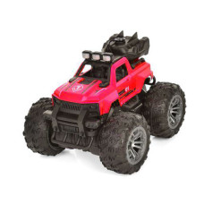 Машина Джип-трюкач на великих колесах з димовими і світловими ефектами червона (KM550-5RD)