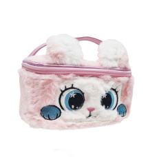 Косметичка з набором косметики Зайчик пухнаста рожева (2103W/XPN)