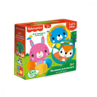 Набір для творчості Vladi toys Fisher Price "Лісові друзі" з екотістом (VT4502-04)