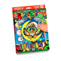 Набір для творчості Danko Toys Фреска із піску SandArt Сова (укр.) (SA-01-03)