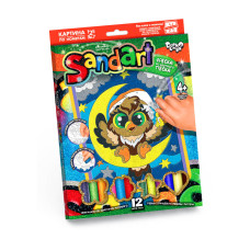 Набір для творчості Danko Toys Фреска із піску SandArt Сова (укр.) (SA-01-03)
