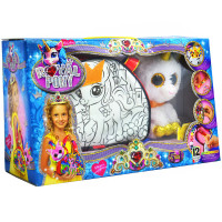 Набір для творчості Danko Toys Royal Pony сумочка-розмальовка з іграшкою поні біла (RP01-08U-WT)