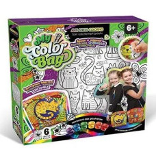 Набір для творчості Danko toys сумочка розписна глітером і фарбами Котик (mCOB-01-01U)