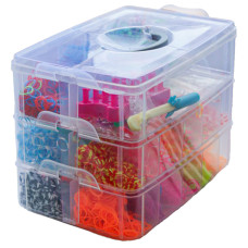 Набір для творчості гумки для плетіння браслетів 9500 шт в боксі (AZ23-18)