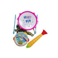 Набір музичних інструментів барабан бубон сопілка (8698-2)