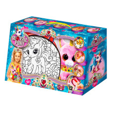 Набір для творчості Danko Toys Royal Pony сумочка-розмальовка з іграшкою поні рожева (RP01-08U-PN)