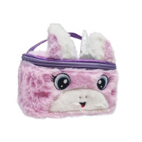 Косметичка з набором косметики Єдиноріг пухнаста фіолетова (21033W/XVL)