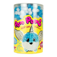 Набір для творчості Strateg Pom Pom Луммі блакитний (укр.) (32014)