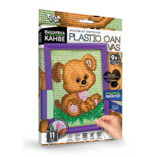 Вишивка на пластиковій канві Danko Toys PLASTIC CANVAS Цуценя (рос.) (PC-01-06)