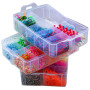 Набір для творчості гумки для плетіння браслетів 9500 шт в боксі (AZ23-18)