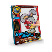 Килимова вишивка Danko Toys Punch Needle Зайчик (рос.) (PN-01-10)