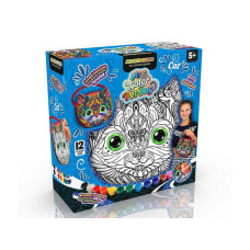 Набір для творчості Danko Toys Сумочка розфарбовка My color pet-bag Котик (CPB-01-02U)
