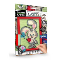 Вишивка на пластиковій канві Danko Toys PLASTIC CANVAS Зайка (рос.) (PC-01-07)