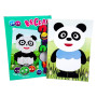 Набір для творчості Стратег Веселі помпони - панда (укр.) (30990)