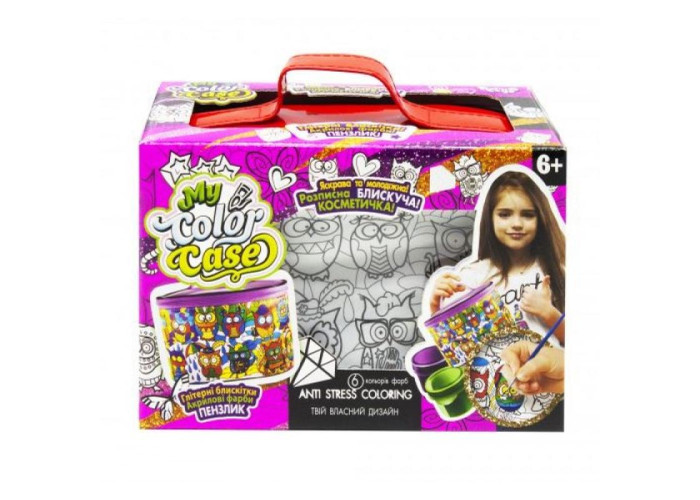 Набір для творчості Danko Toys Розписна косметичка My Color Case сови (COC-01-05U)