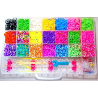 Набір для творчості гумки для плетіння браслетів 4200 шт (DN-201)