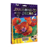Набір Danko Toys діамантова картина для дітей Diamond Decor Маки (рос.) (DD-01-04)