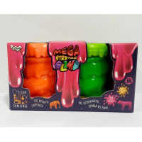Маса для ліплення Danko Toys В'язка Stretch Slime 2 банки (укр.) (LM-11-02U)