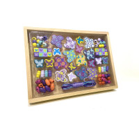 Іграшковий набір Limo Toy Дерев'яне намисто шнурівка метелики (асорт.) (MD2032)