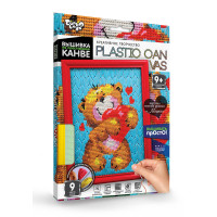 Вишивка на пластиковій канві Danko Toys PLASTIC CANVAS Ведмедик (рос.) (PC-01-03)