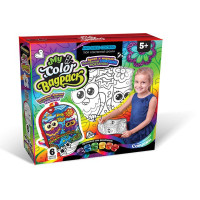Набір для творчості Danko Toys Рюкзачок розфарбовка Сови (CBP-01-01)