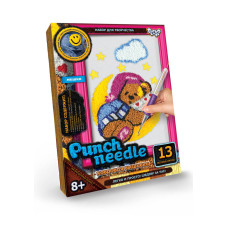 Килимова вишивка Danko Toys Punch Needle Ведмедик на місяці (рос.) (PN-01-09)
