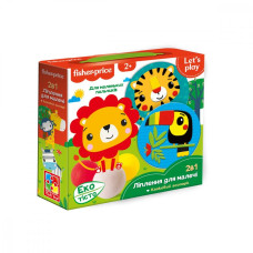 Набір для творчості Vladi toys Fisher Price "Казковий зоопарк" з екотістом (VT4502-03)
