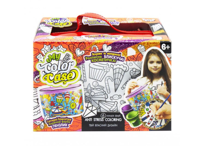 Набір для творчості Danko Toys Розписна косметичка My Color Case солодощі (COC-01-02U)