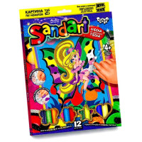 Набір для творчості Danko Toys Фреска із піску SandArt Фея (укр.) (SA-01-10)