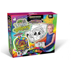 Набір для творчості Danko Toys Рюкзачок розфарбовка Сова (CBP-01-02)