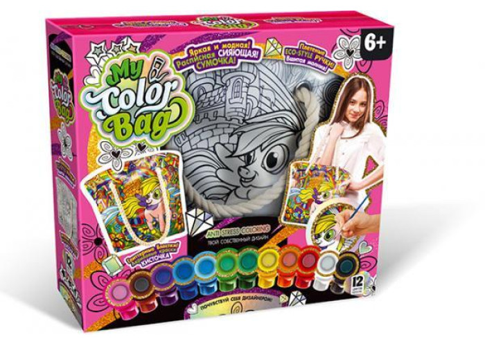 Набір для творчості Danko Toys Сумка-розфарбовка My Color Bag Поні (COB-01-04)