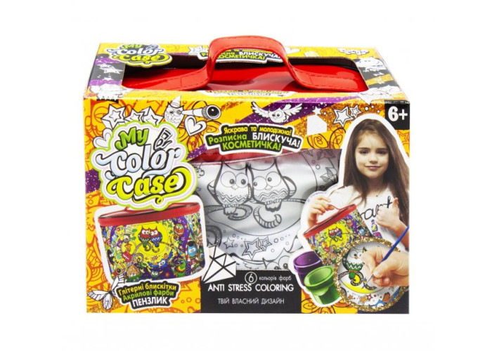 Набір для творчості Danko Toys Розписна косметичка My Color Case закохані сови (COC-01-03U)