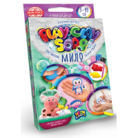 Набір для творчості Danko Toys Мило пластилінове Play Clay Soap 4 кол. (укр) (PCS-02-01U)