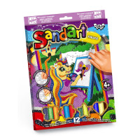 Набір для творчості Danko Toys Фреска із піску SandArt Єдиноріг (SA-02-02)