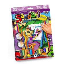 Набір для творчості Danko Toys Фреска із піску SandArt Єдиноріг (SA-02-02)