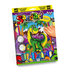 Набір для творчості Danko Toys Фреска із піску SandArt Динозавр (SA-02-10)