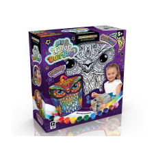 Набір для ліплення Danko Toys Рюкзачок Сова розфарбування My Color Owl-Bag (COWL-01-01)