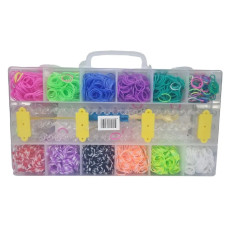 Набір для творчості гумки для плетіння браслетів в коробці (168227)