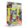 Вишивка на пластиковій канві Danko Toys PLASTIC CANVAS Котик (рос.) (PC-01-02)