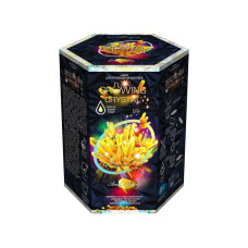 Набір Danko Toys для проведення безпечних дослідів GROWING CRYSTAL бурштин (GRK-01-07U)