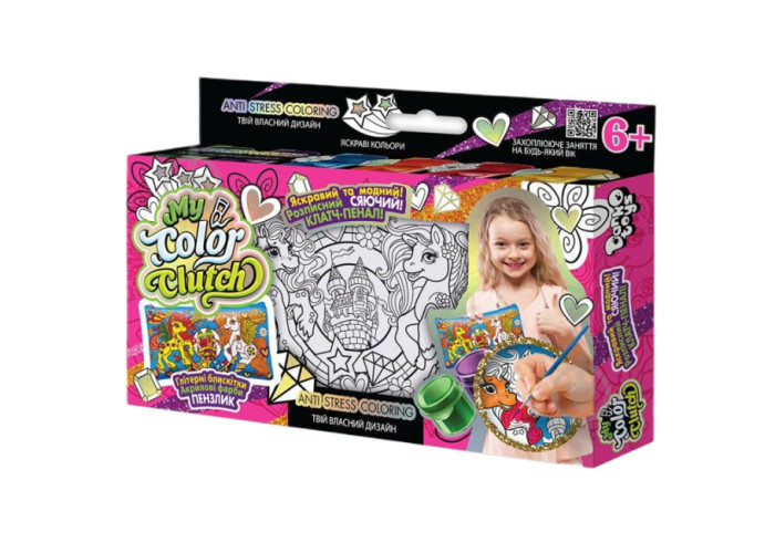 Набір для творчості Danko Toys My Color Clutch Пенал поні (CCL-01-01U)